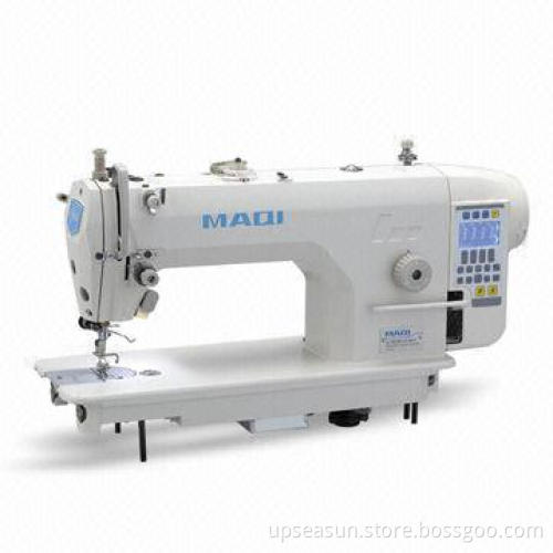 High-speed direct drive computerized lock stitch sewing machine